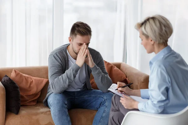 Individual therapy session at our drug rehab facility. dedicated substance abuse treatment program in Stone Harbor