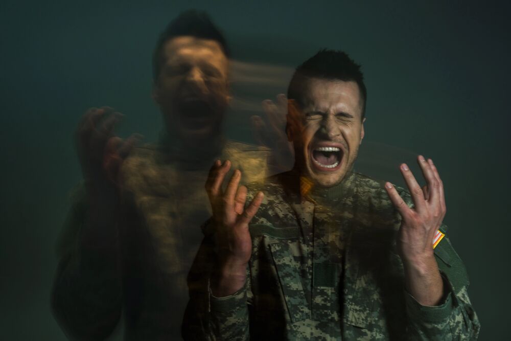Veterans with ptsd