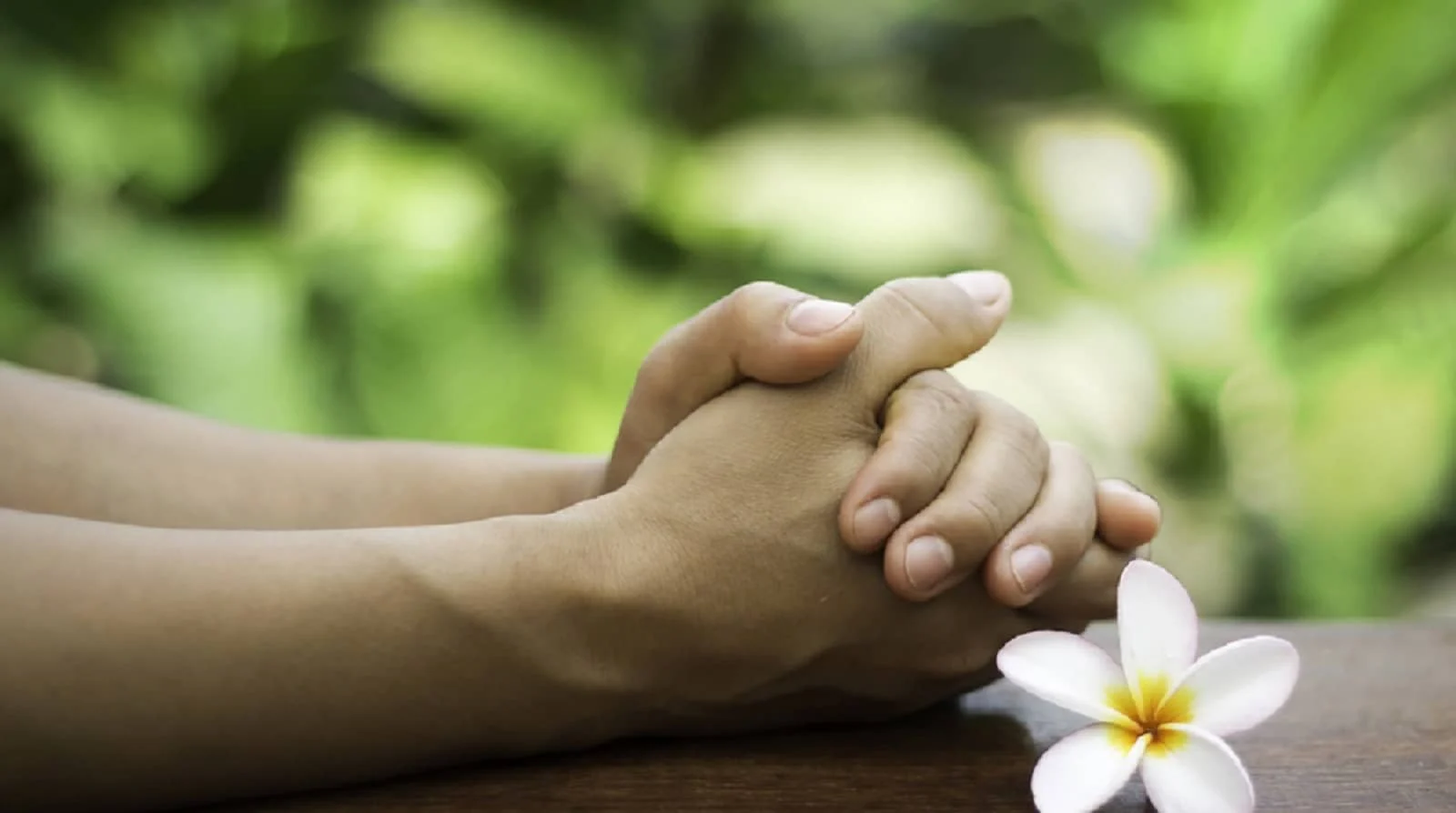 folded hands